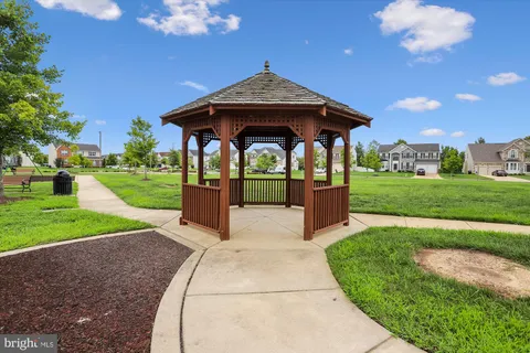 a view of a lake with a big yard