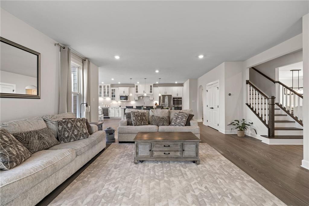 313 Crest Lane Mars, PA 16046 - Photo 12 of 50 a living room with furniture and a wooden floor