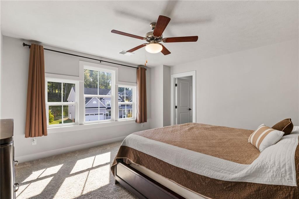 313 Crest Lane Mars, PA 16046 - Photo 26 of 50 a bedroom with a bed and a large window