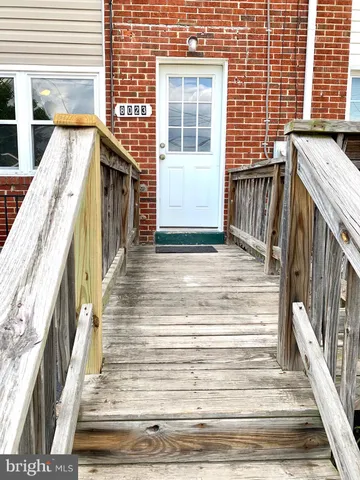 a view of a house with a door