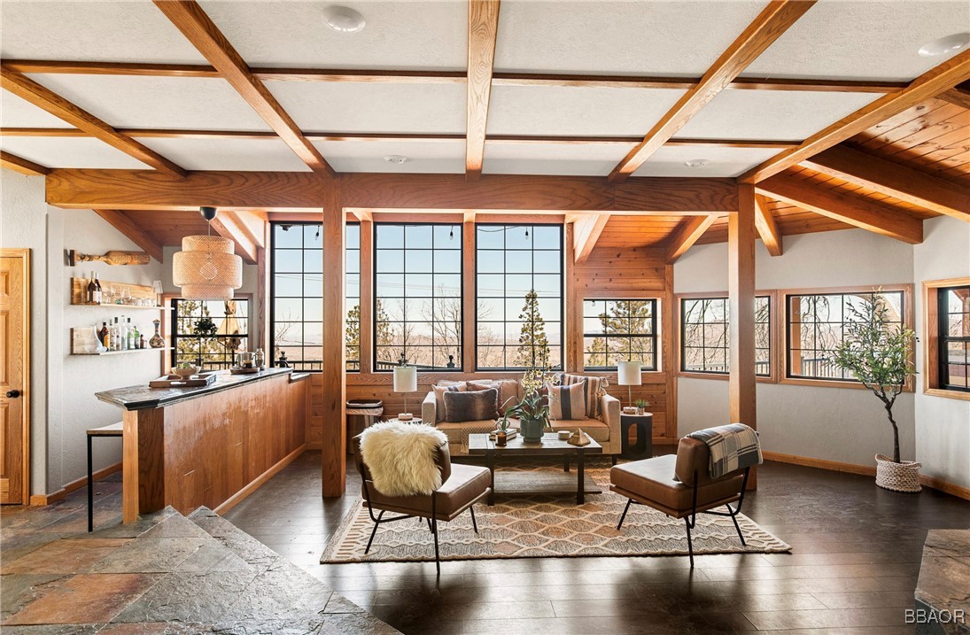 28971 Banff Drive Lake Arrowhead, CA 92352 - Photo 3 of 46 a living room with furniture and a window