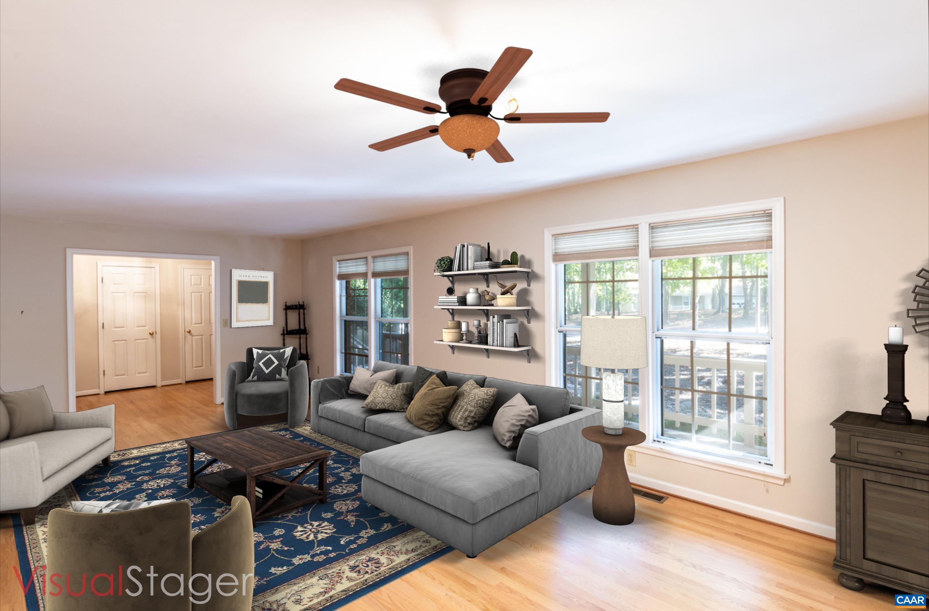 41 Colonial Road Palmyra, VA 22963 - Photo 16 of 53 a living room with furniture and a window