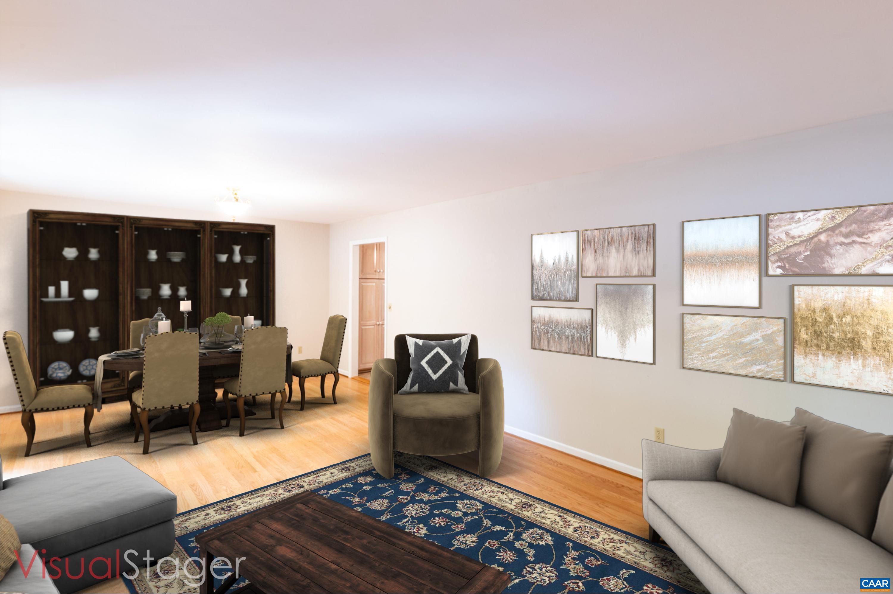 41 Colonial Road Palmyra, VA 22963 - Photo 17 of 53 a living room with furniture and wooden floor