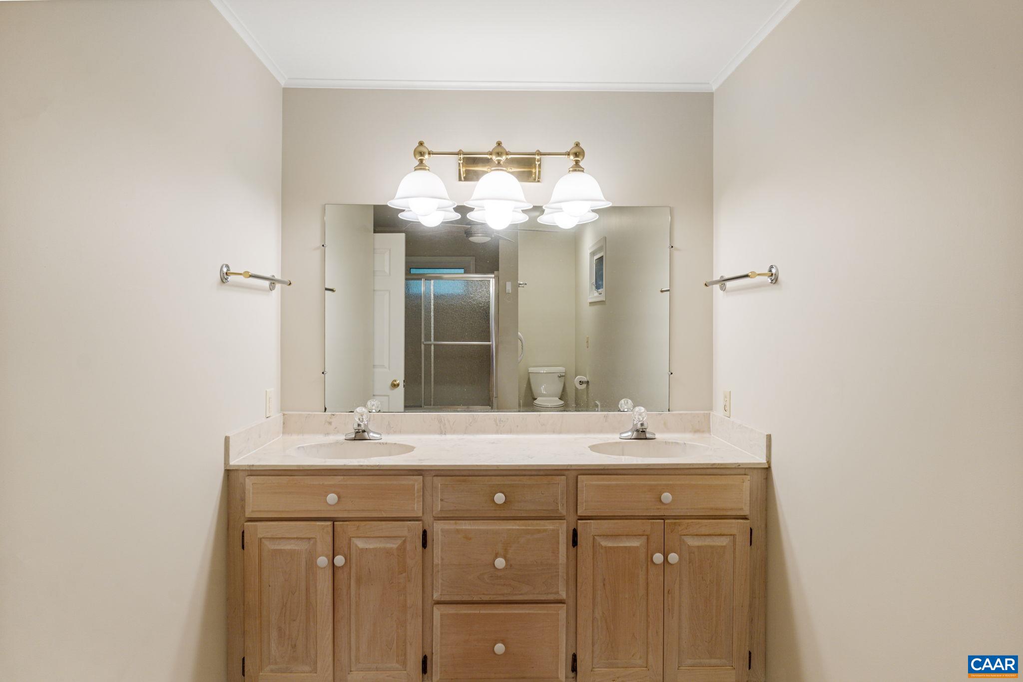 41 Colonial Road Palmyra, VA 22963 - Photo 38 of 53 a bathroom with a sink and a mirror