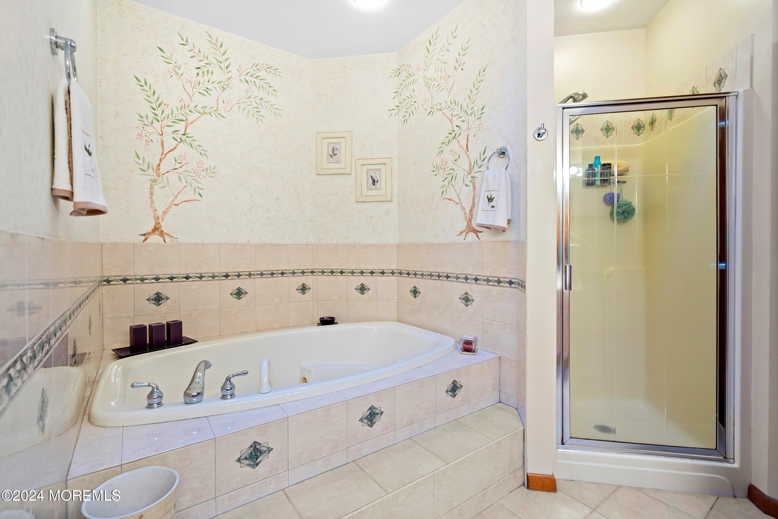 742 Rabbit Run Brick, NJ 08724 - Photo 30 of 51 a bathroom with a bathtub and a shower