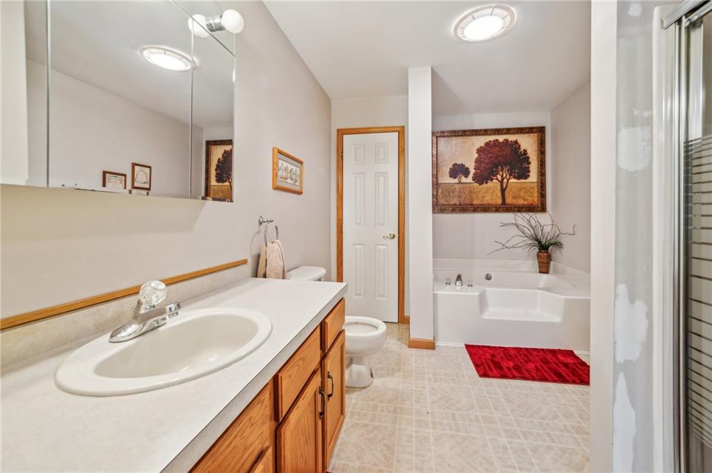452 Upper Service Road Hookstown, PA 15050 - Photo 23 of 41 a bathroom with a sink and a mirror