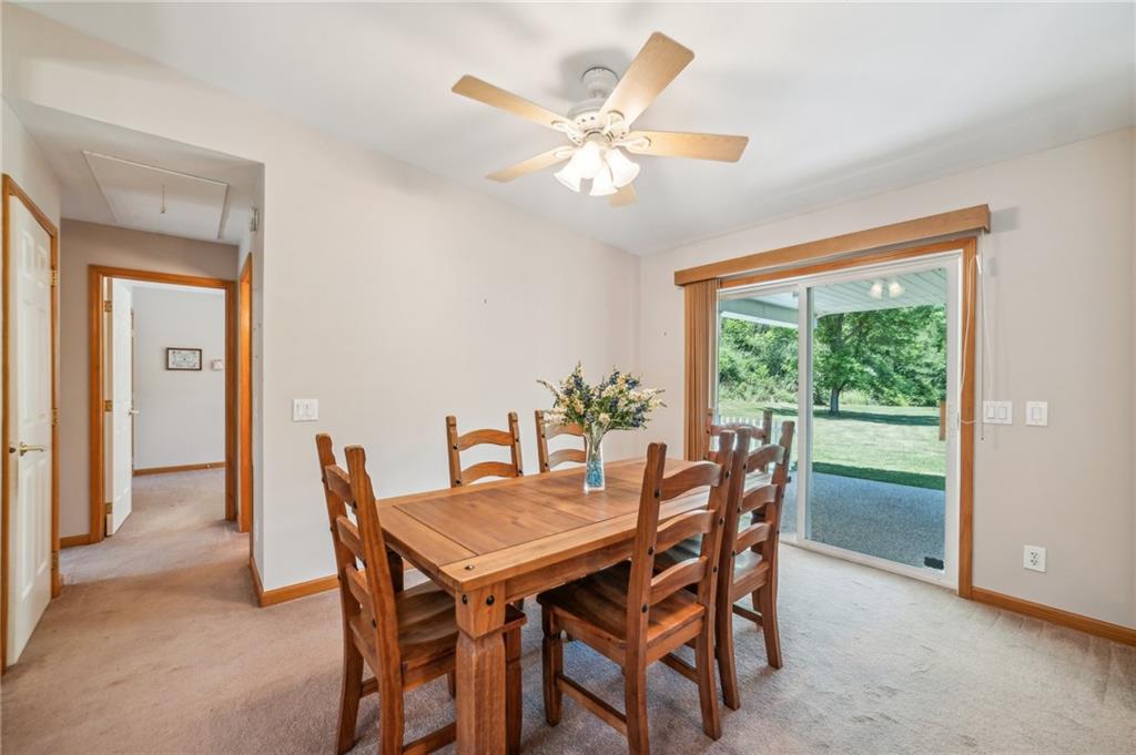 452 Upper Service Road Hookstown, PA 15050 - Photo 29 of 41 a dining room with furniture and window