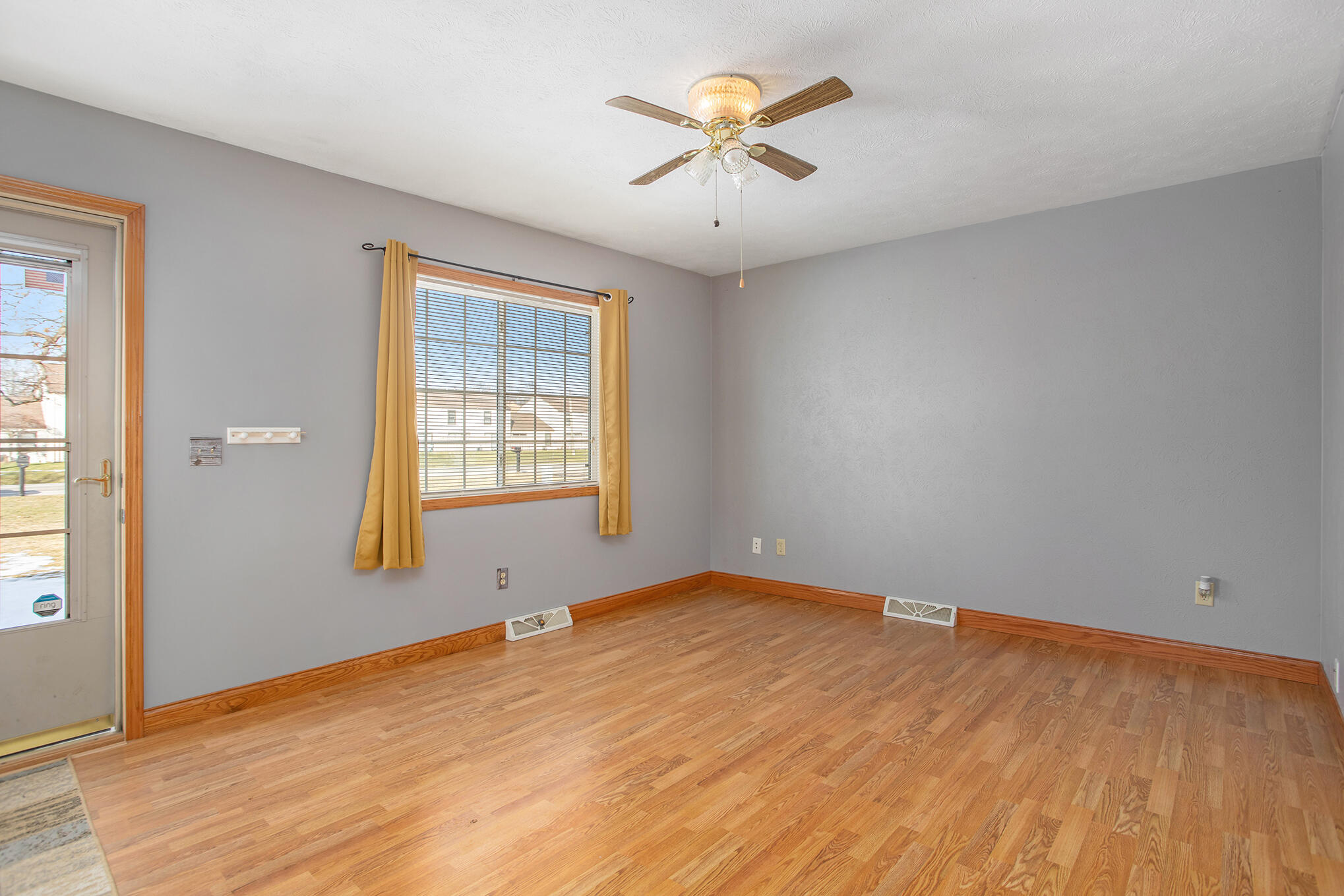 Living Room and Front Door