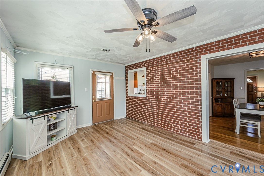 1927 F Street West Point, VA 23181 - Photo 24 of 59 a view of a livingroom with furniture and flat screen tv