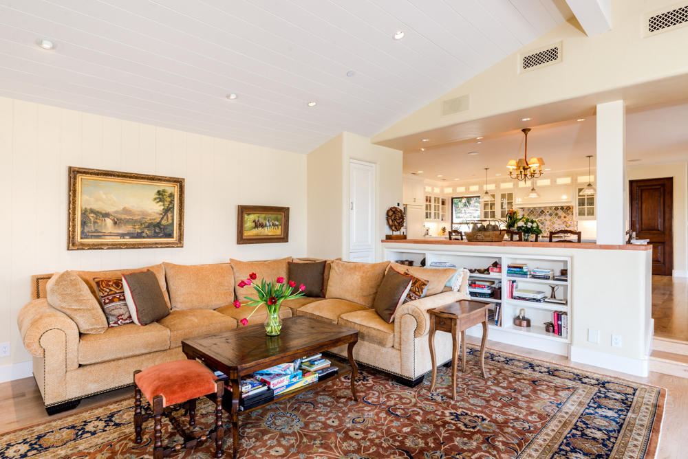 881 San Ysidro Lane Montecito, CA 93108 - Photo 34 of 78 a living room with furniture and a rug