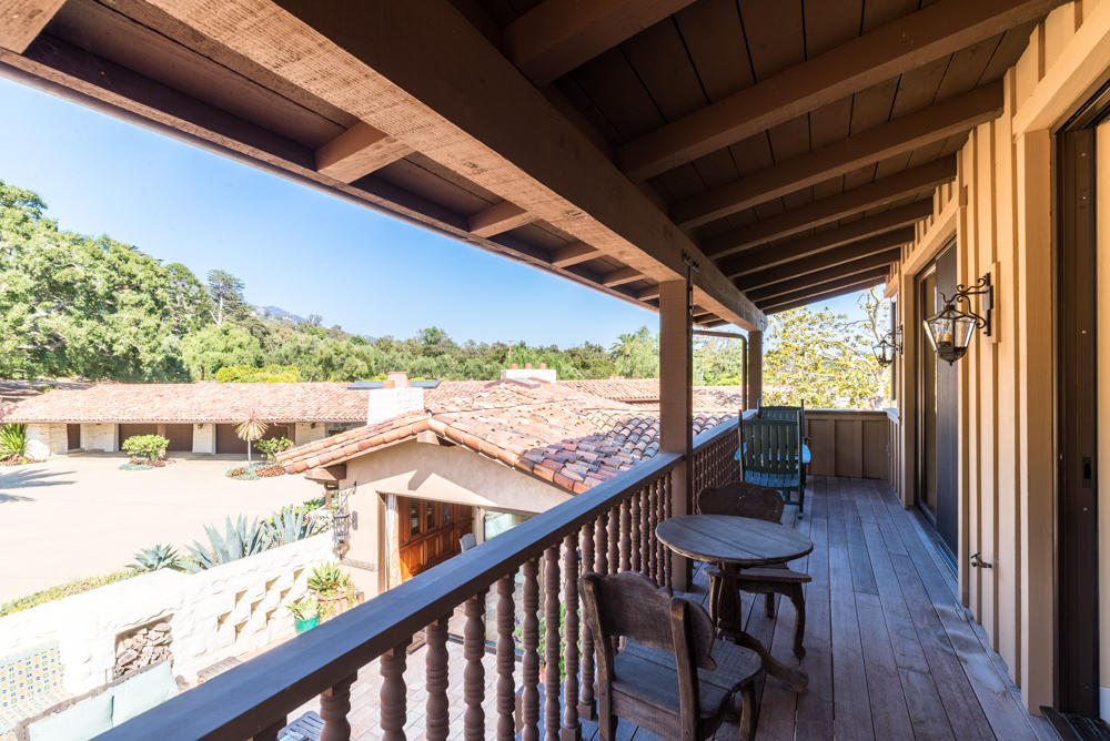 881 San Ysidro Lane Montecito, CA 93108 - Photo 44 of 78 a view of balcony with furniture