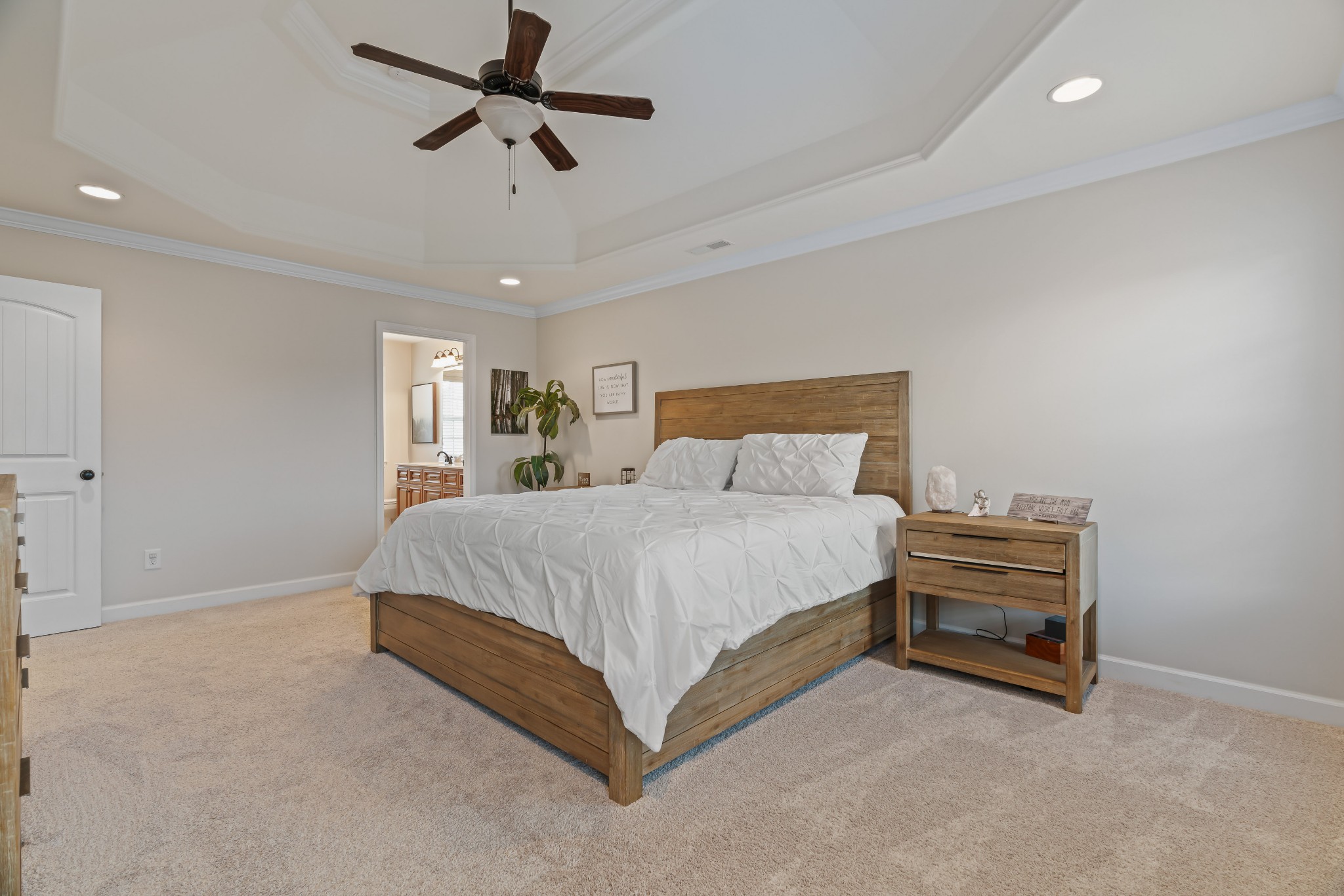 1003 Claymill Drive Spring Hill, TN 37174 - Photo 35 of 62 a bedroom with a bed and a ceiling fan