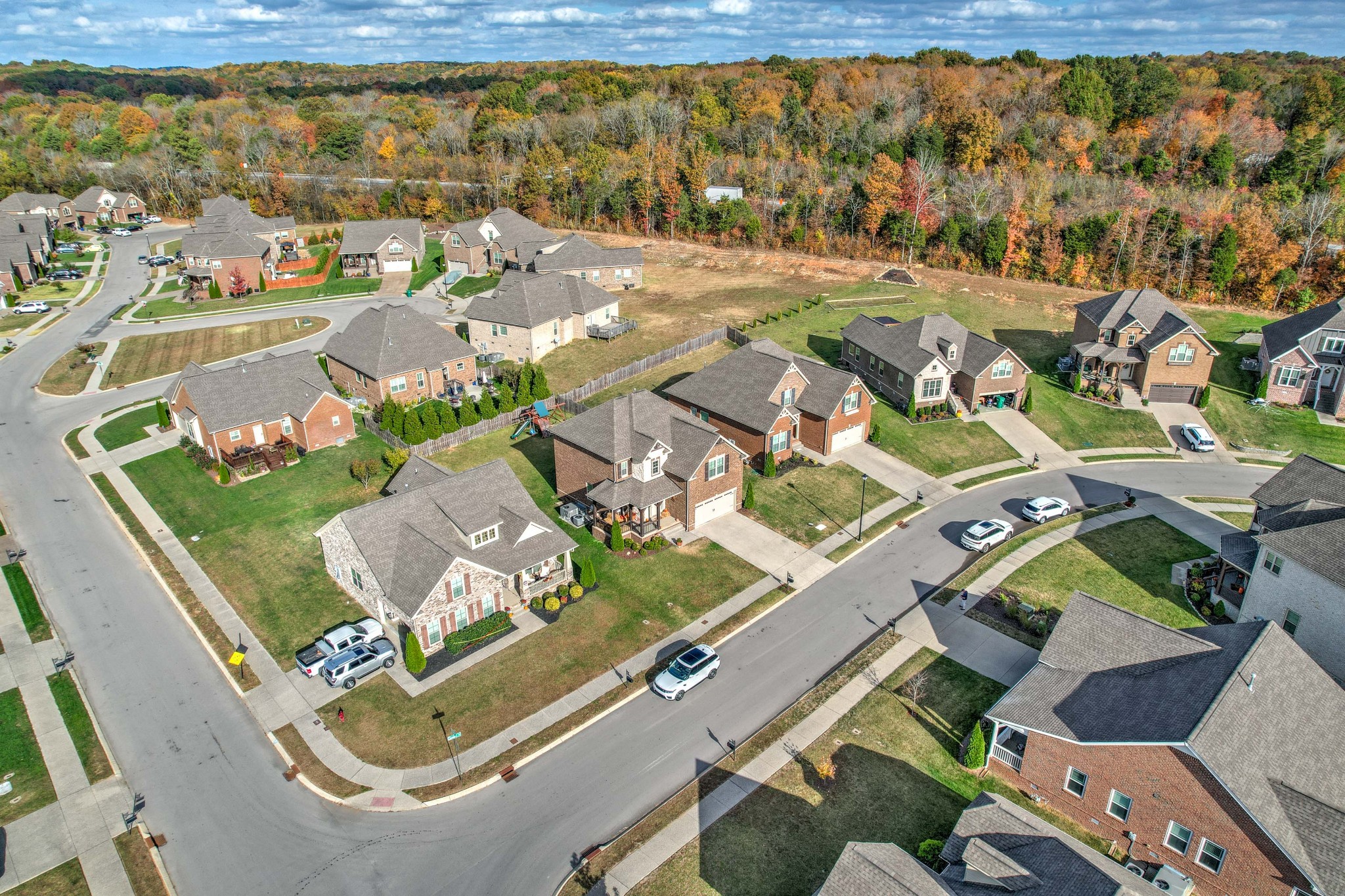 1003 Claymill Drive Spring Hill, TN 37174 - Photo 59 of 62 an aerial view of residential houses with outdoor space