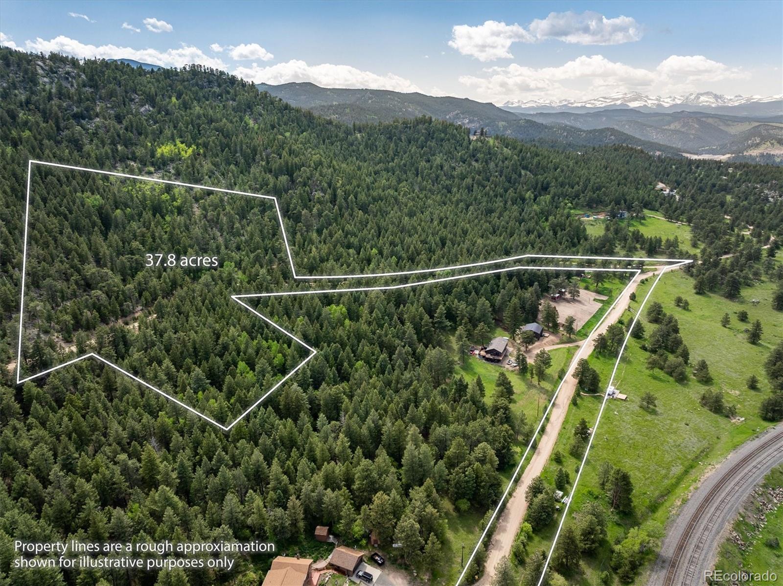 1546 Chute Road Golden, CO 80403 - Photo 14 of 36 a view of a city and a mountain view