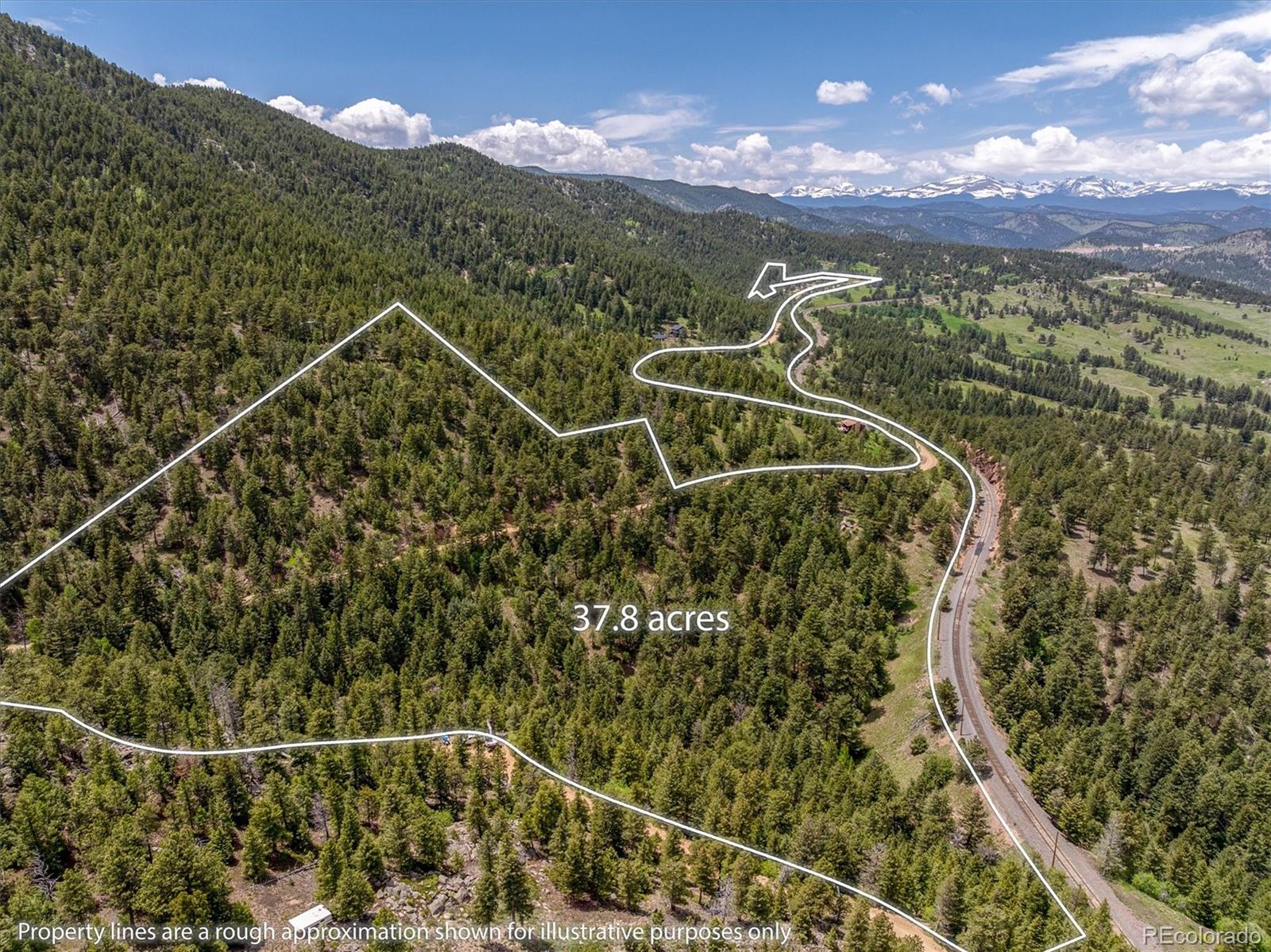 1546 Chute Road Golden, CO 80403 - Photo 15 of 36 a view of a balcony with an outdoor space