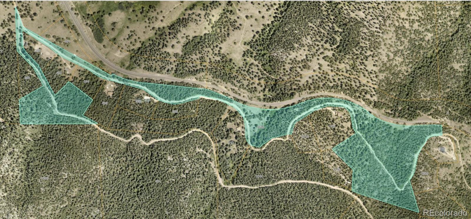 1546 Chute Road Golden, CO 80403 - Photo 35 of 36 a map view with a garden space