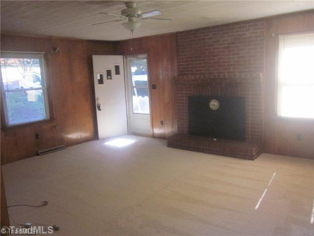 780 Bethany Road Reidsville, NC 27320 - Photo 10 of 16 Den/Family/Great Room. Den has new carpet and a fireplace