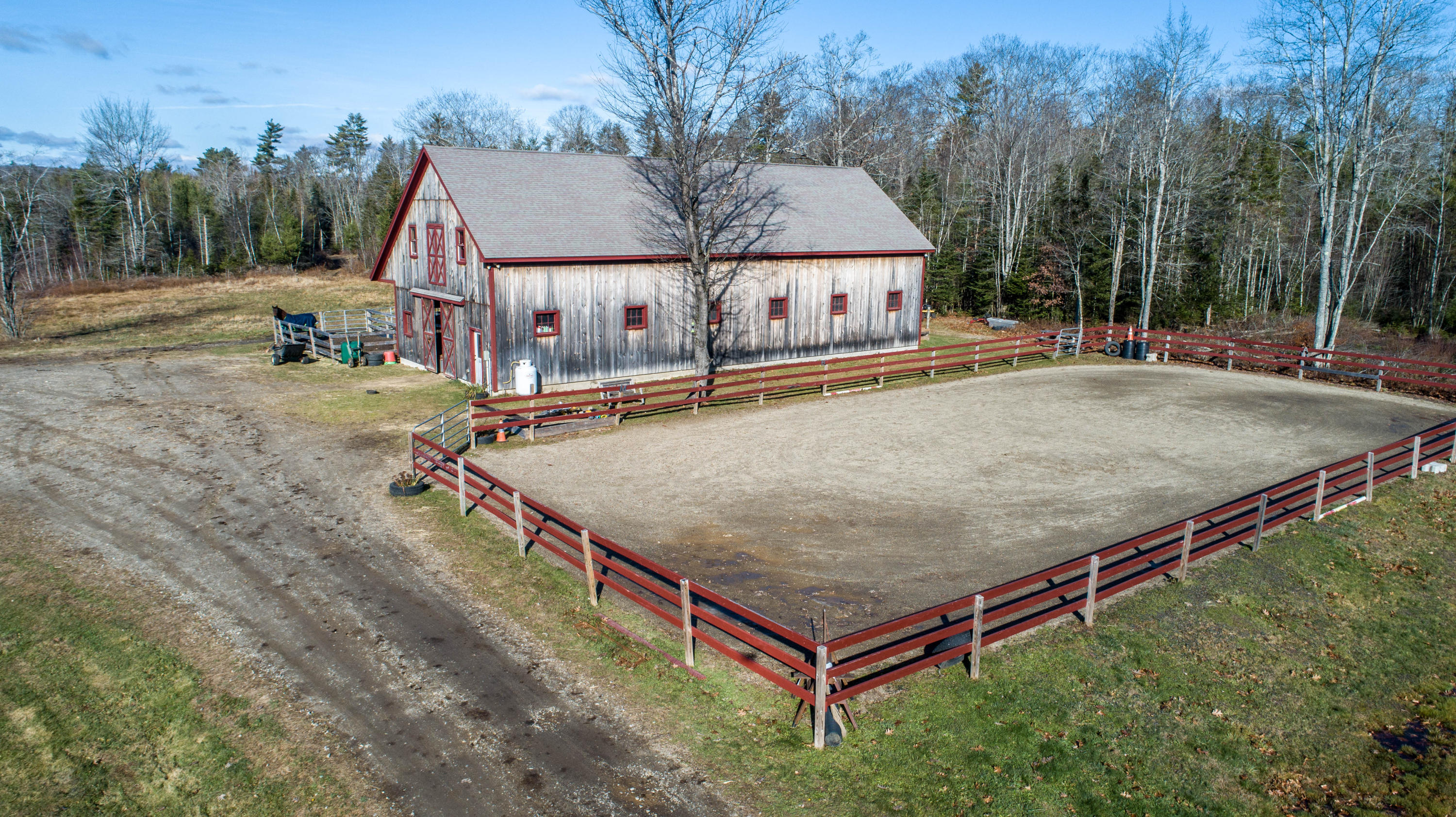 1682 Alna Road Alna, ME 04535 - Photo 3 of 39 Barn and Riding Ring