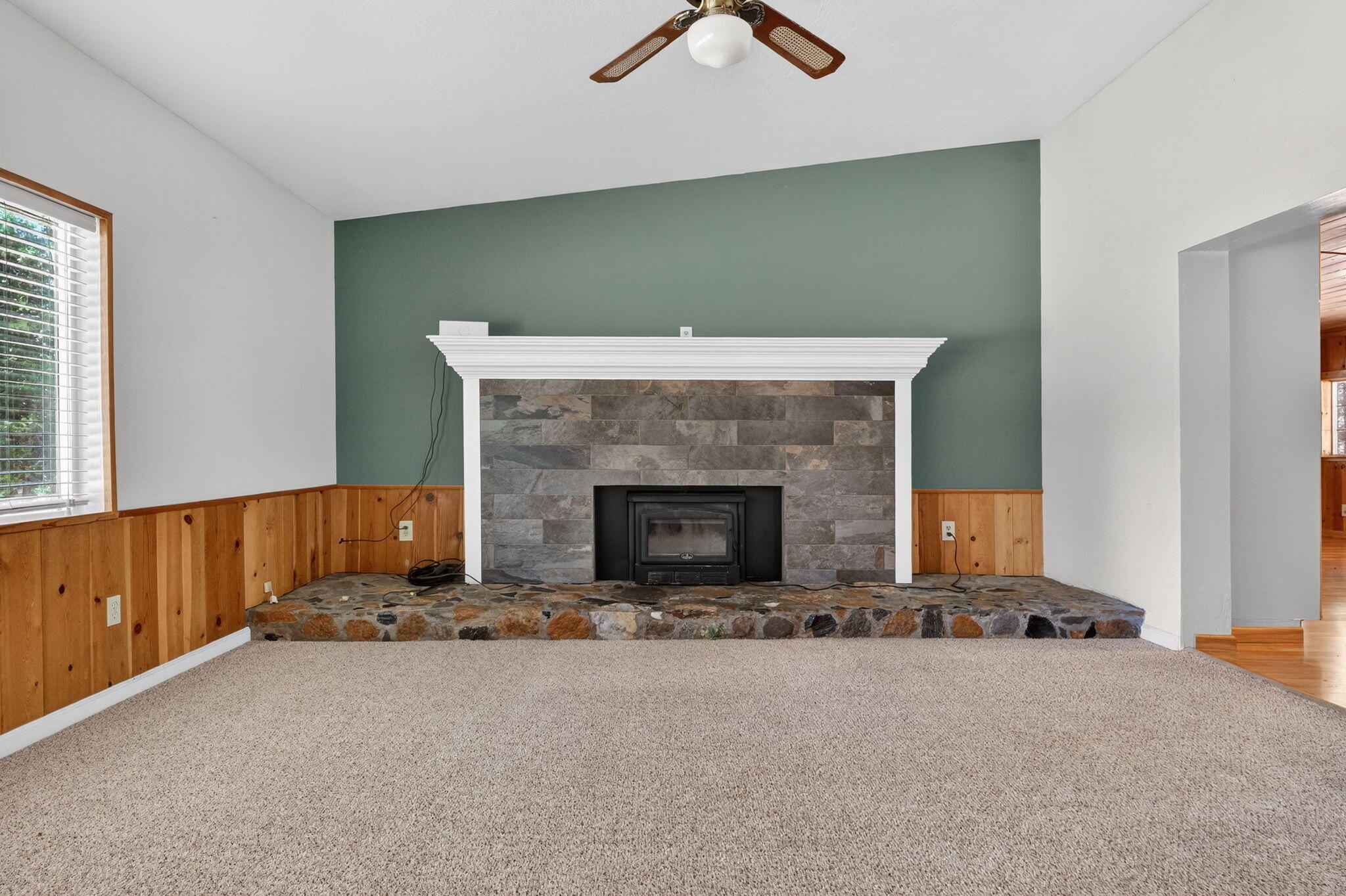 7682 Brokeoff Meadows Road Shingletown, CA 96088 - Photo 16 of 64 Living Room & Fireplace