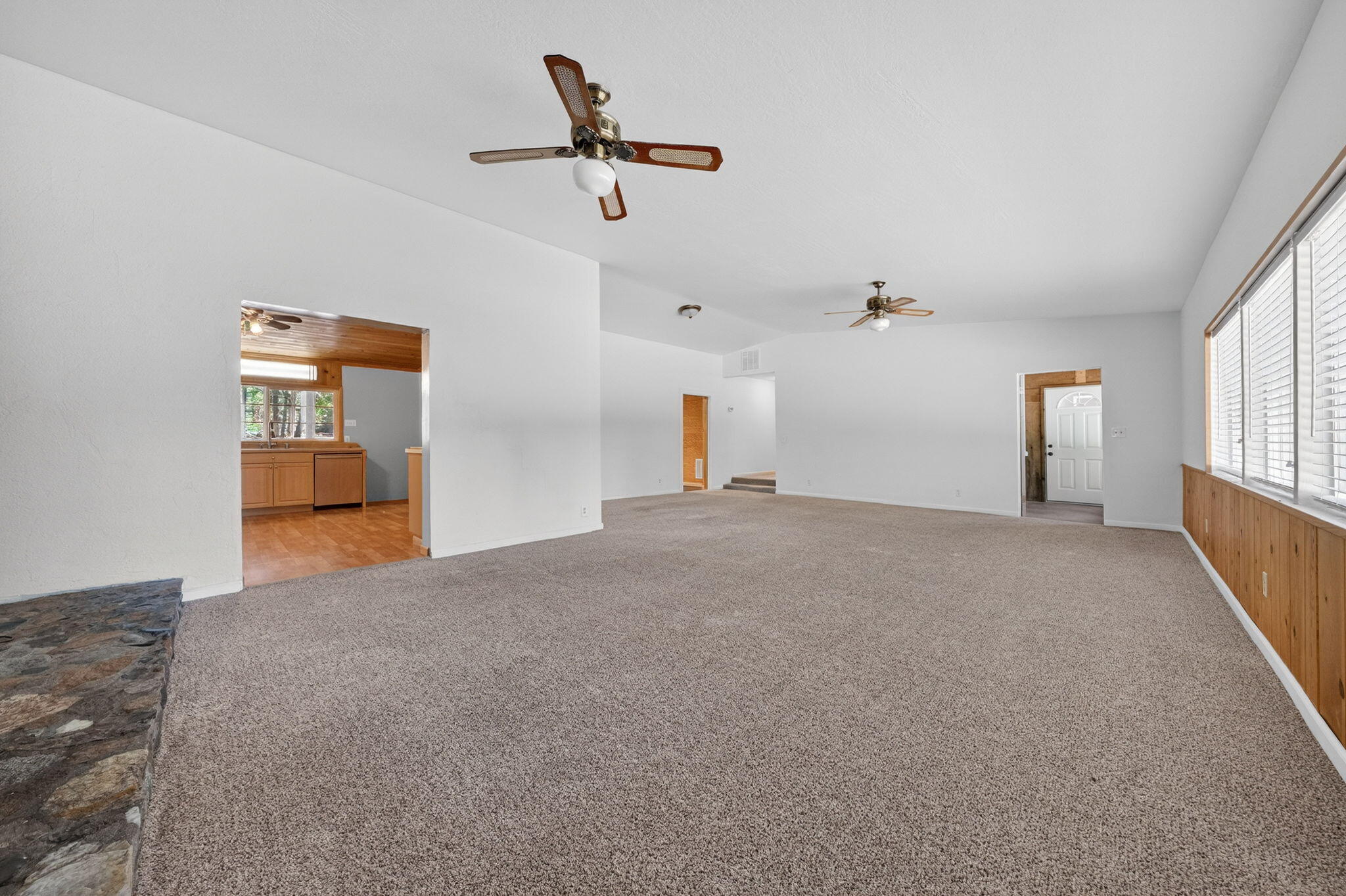 7682 Brokeoff Meadows Road Shingletown, CA 96088 - Photo 17 of 64 Living Room to Kitchen