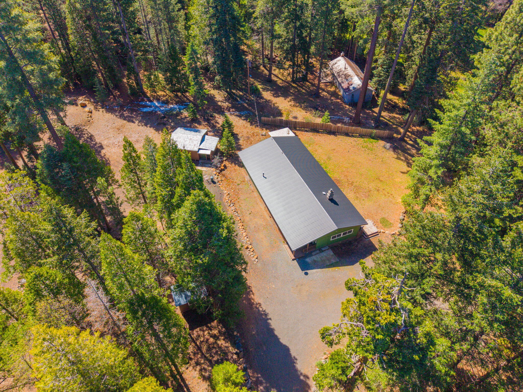 7682 Brokeoff Meadows Road Shingletown, CA 96088 - Photo 51 of 64 Aerial of new roof