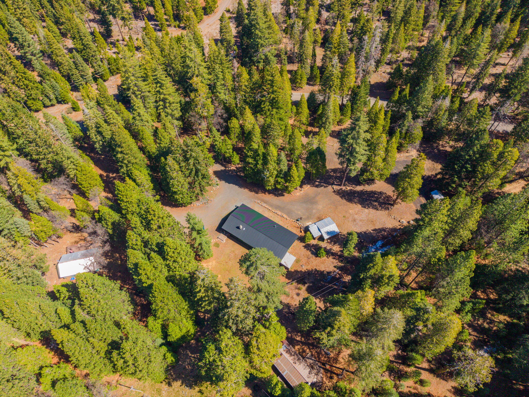 7682 Brokeoff Meadows Road Shingletown, CA 96088 - Photo 55 of 64 Aerial of new roof