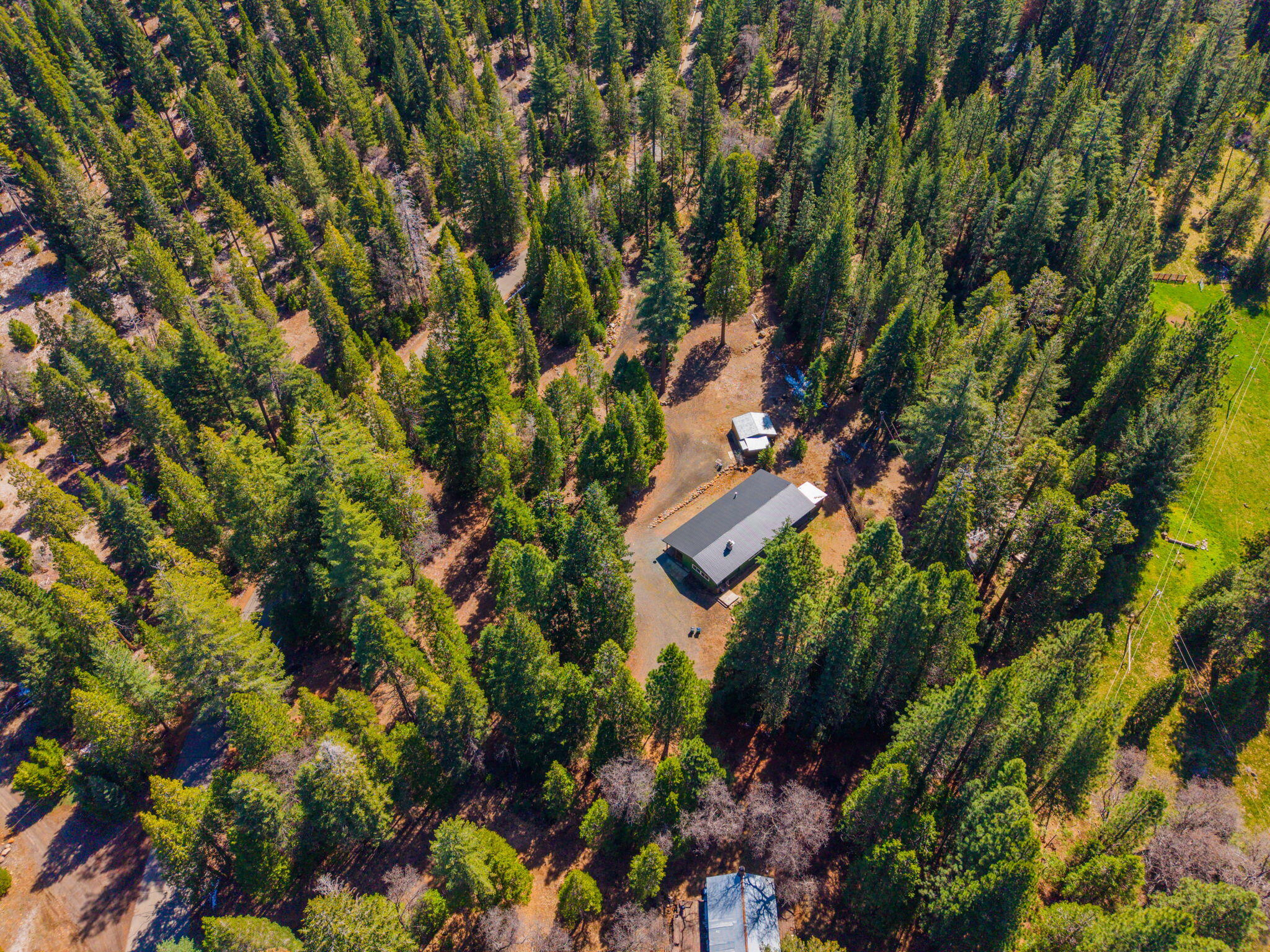 7682 Brokeoff Meadows Road Shingletown, CA 96088 - Photo 56 of 64 Aerial of new roof