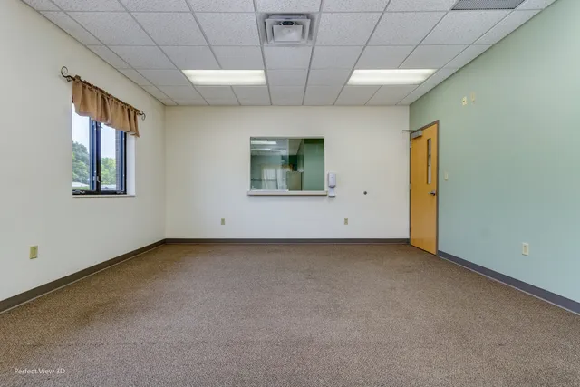 a view of a room with window