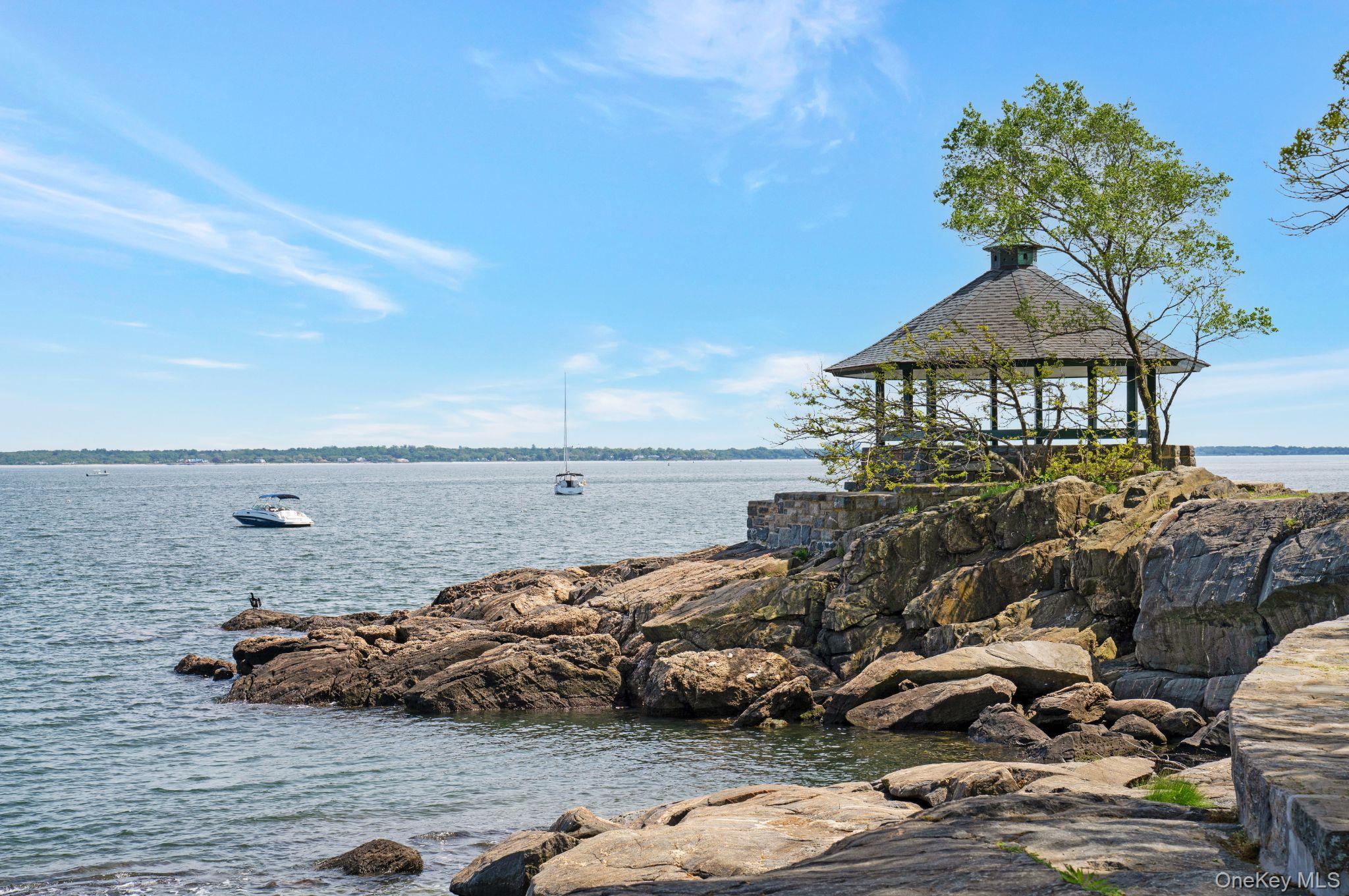 7 Poplar Road Larchmont, NY 10538 - Photo 42 of 46 a view of a terrace with sitting area