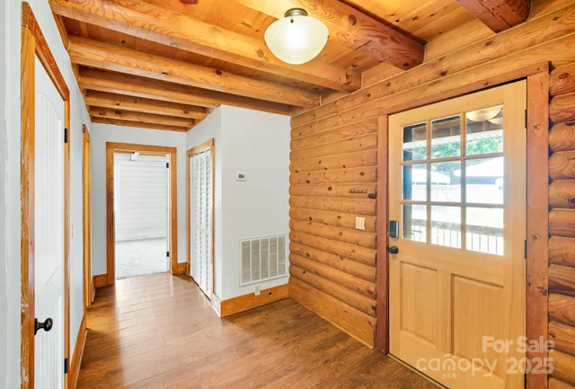 a view of front door