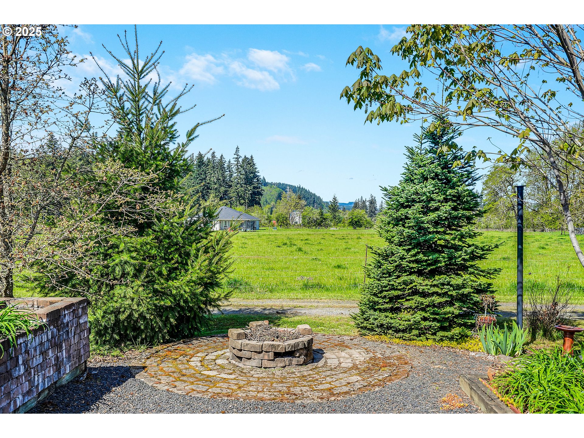 1231 Southwest 3rd Avenue Mill City, OR 97360 - Photo 44 of 48 a view of a backyard with plants