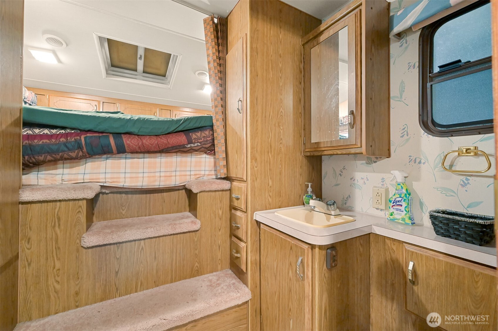 1189 Exit Road Maple Falls, WA 98266 - Photo 20 of 40 a bathroom with a sink and a mirror