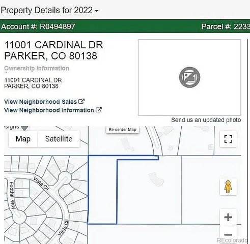 $470,000 | 11001 Cardinal Drive, Parker, CO 80138