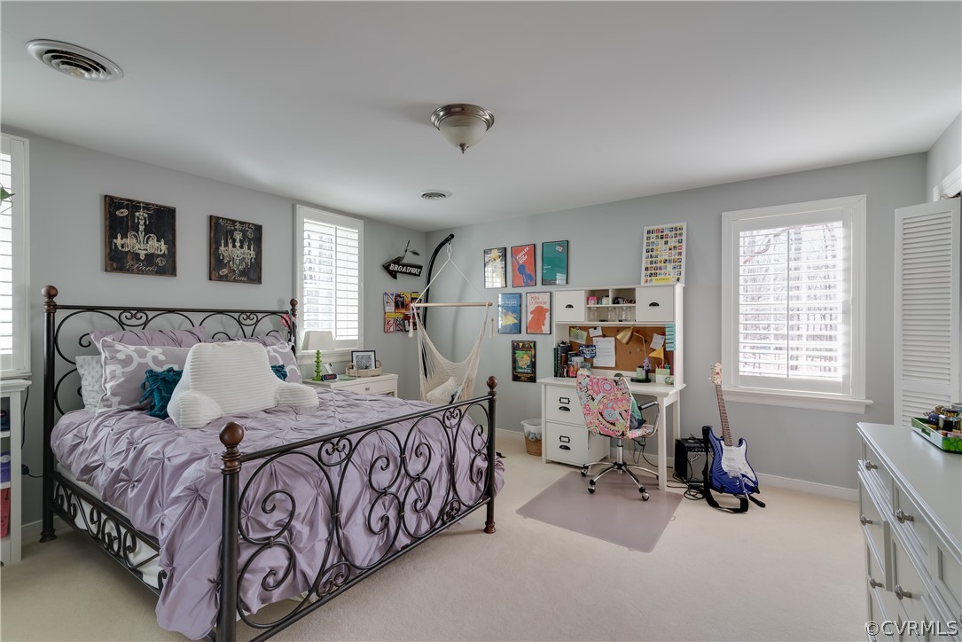 14020 Netherfield Drive Midlothian, VA 23113 - Photo 33 of 50 a bedroom with bed and a large window