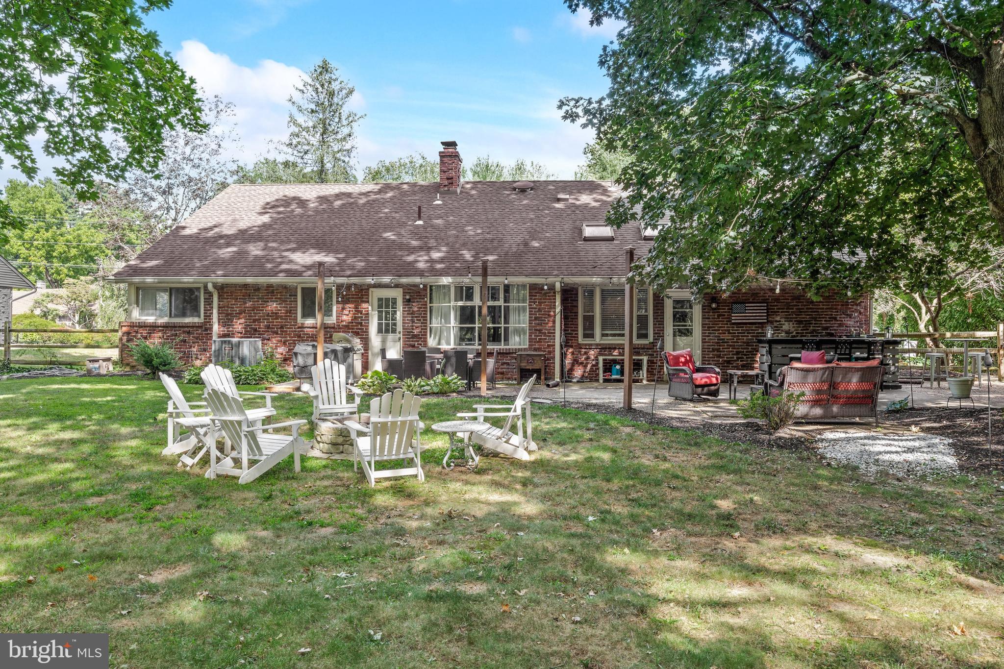 12 Greenvale Road Moorestown, NJ 08057 - Photo 30 of 49 a view of a house with backyard porch and sitting area