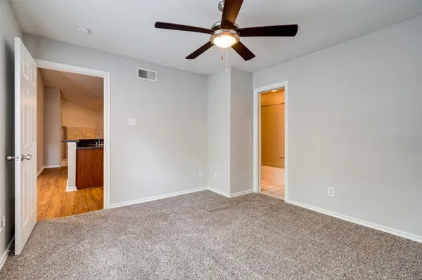 a view of empty room