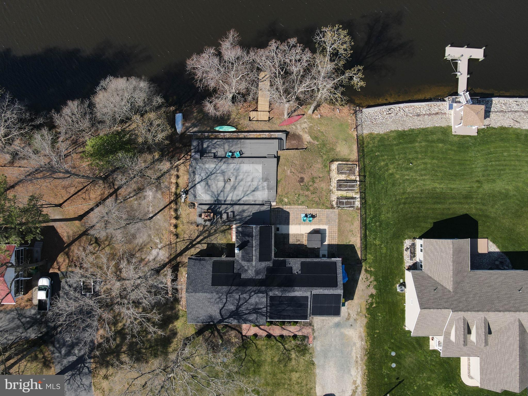 32568 Hastings Drive Laurel, DE 19956 - Photo 35 of 43 an aerial view of a house with a yard fountain fireplace and outdoor kitchen