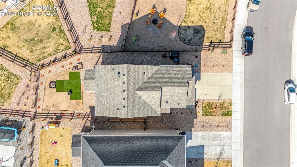 2325 Coyote Mint Drive Monument, CO 80132 - Photo 19 of 26 an aerial view of residential houses with outdoor space