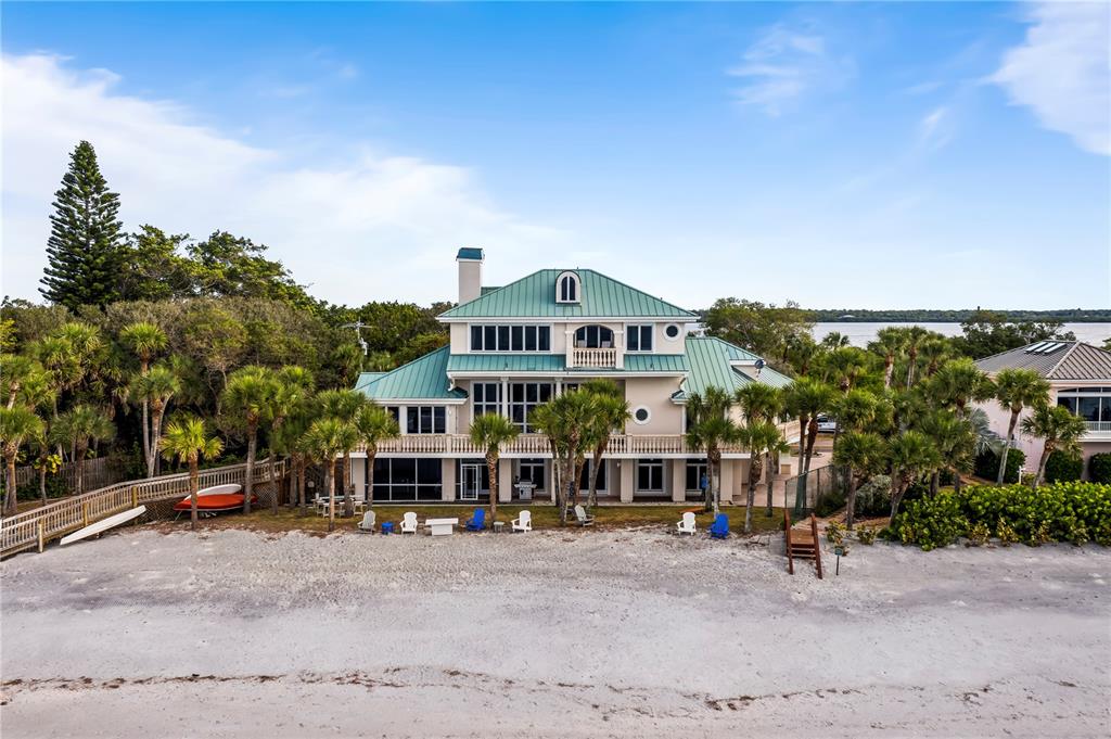 a view of a big building next to a road