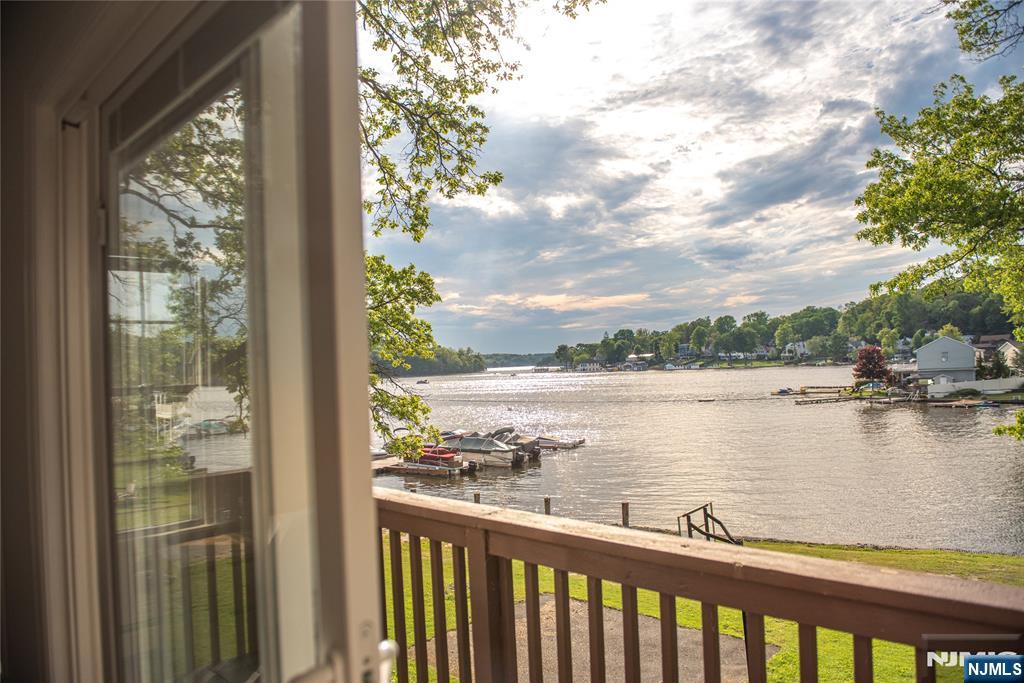a city view from a balcony