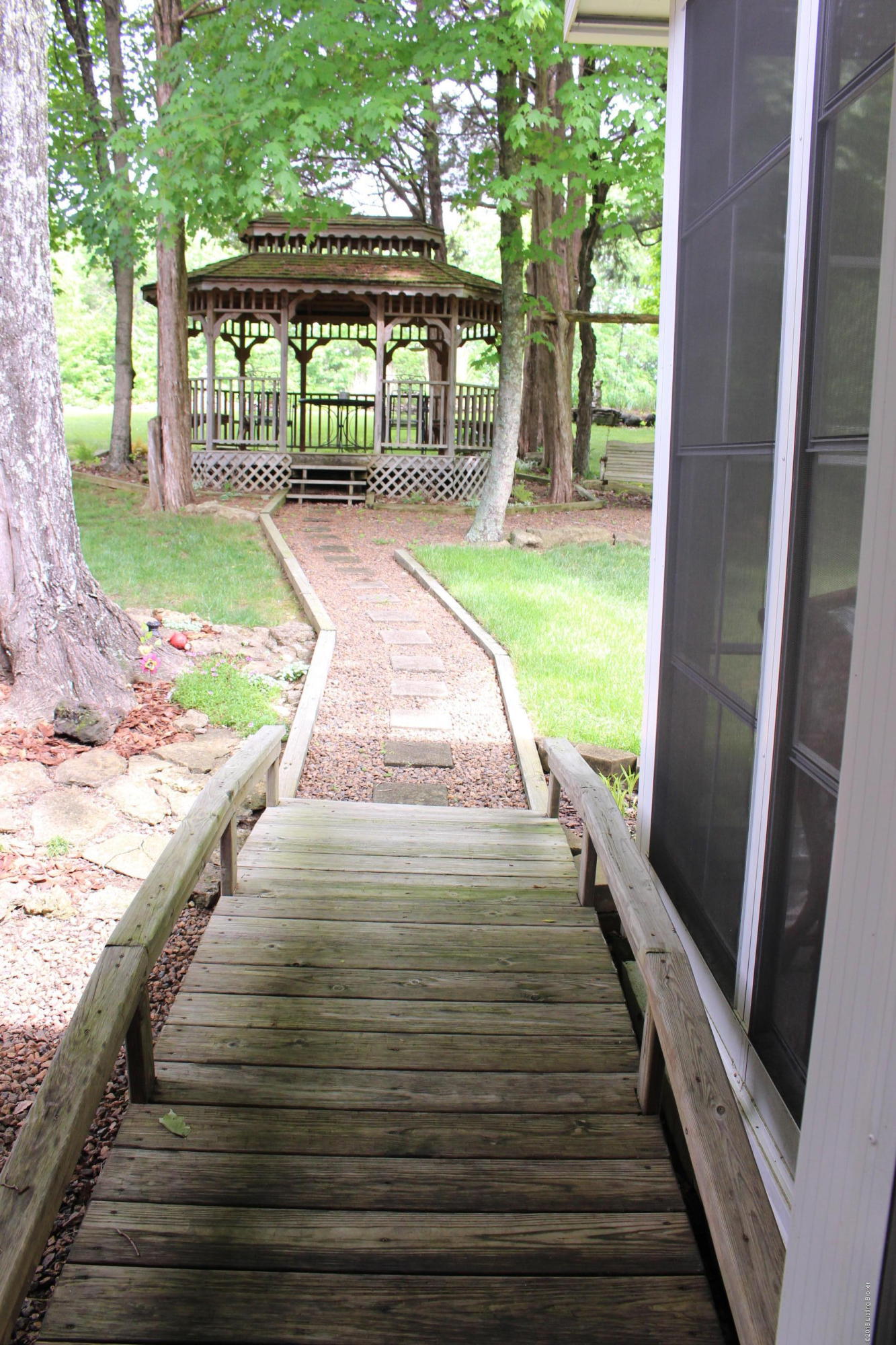 9715 Broad Run Road Louisville, KY 40299 - Photo 39 of 78 Bridge from Sun Room to Gazebo