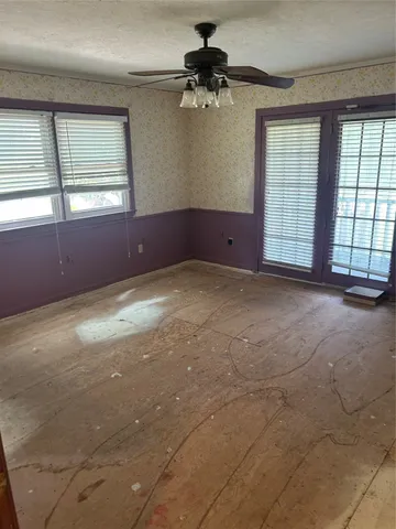 a view of livingroom with furniture and wooden floor
