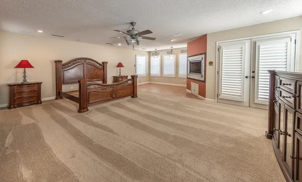 a view of livingroom with furniture and wooden floor