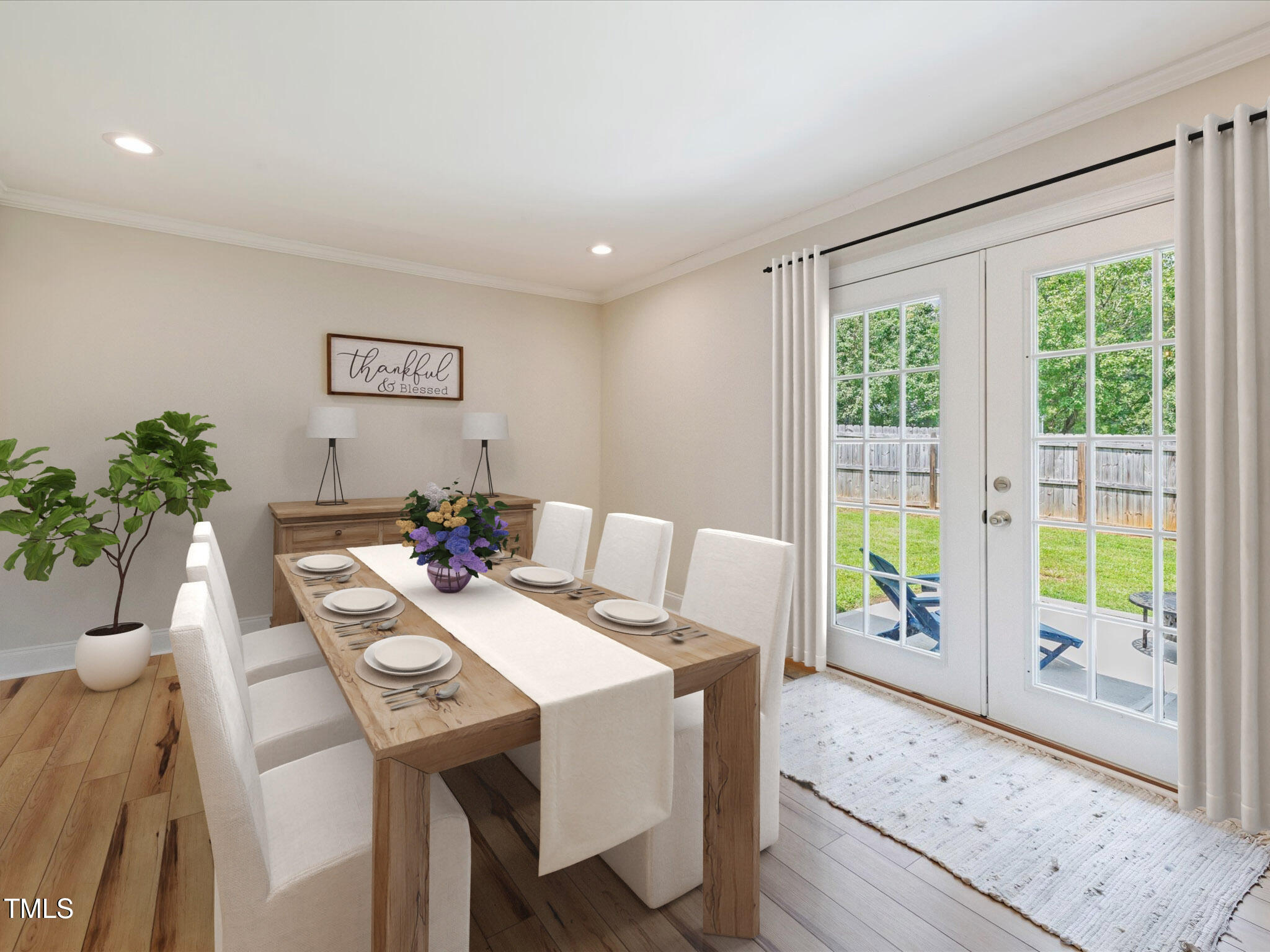 3320 High Gate Road Raleigh, NC 27603 - Photo 14 of 38 Virtually Staged Dining Room