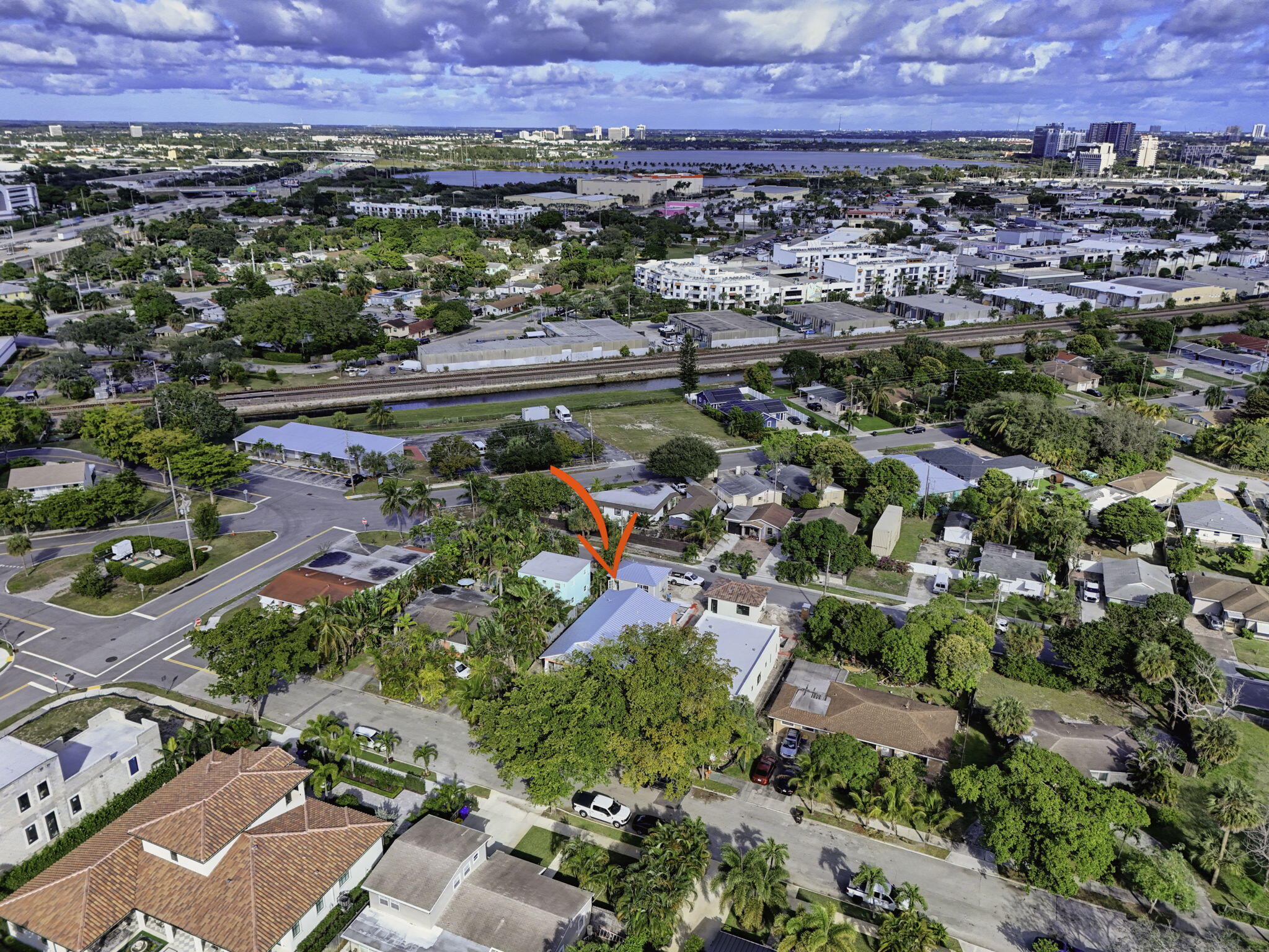 1013 Ardmore Road West Palm Beach, FL 33401 - Photo 35 of 35 an aerial view of a city with lots of residential buildings