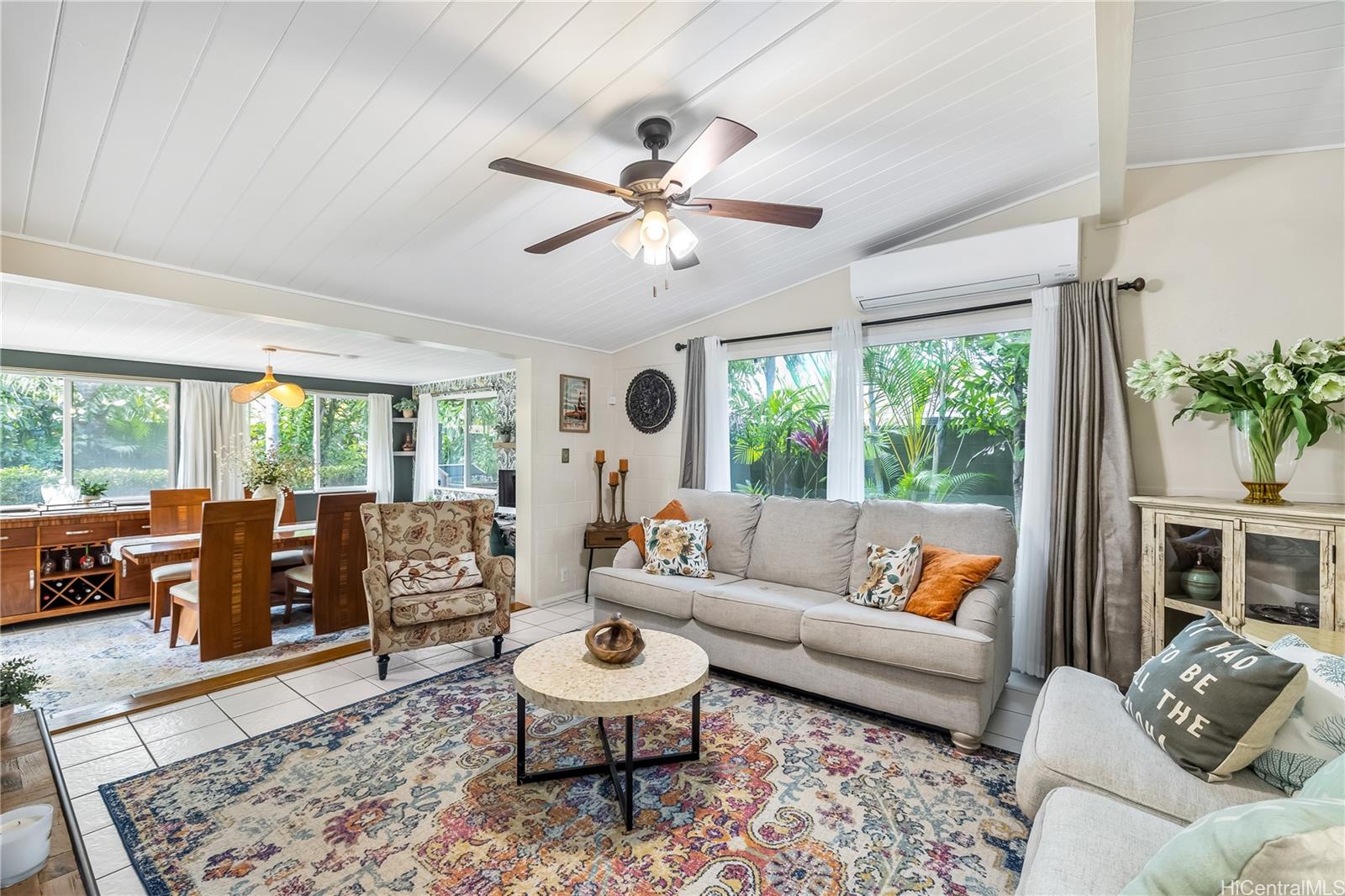 70 Aikahi Loop Kailua, HI 96734 - Photo 1 of 1 a living room with furniture and a large window