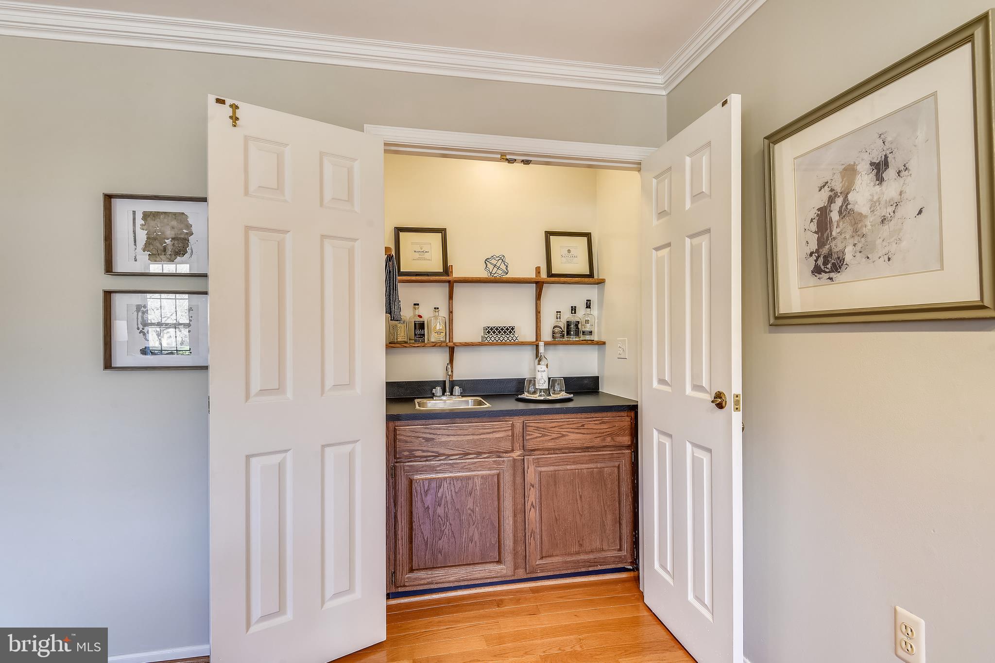 3221 Miller Heights Road Oakton, VA 22124 - Photo 7 of 60 Built-in Wet Bar in Family Room.