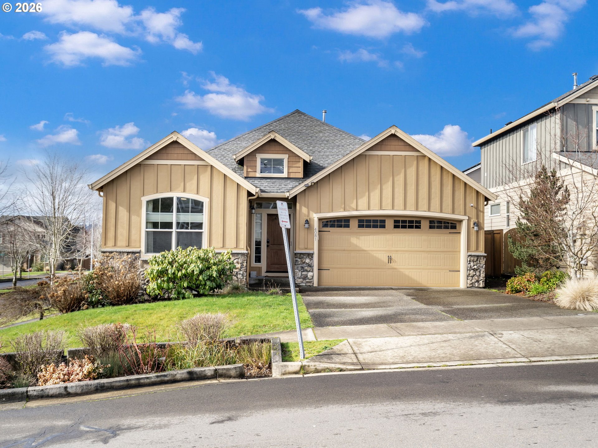 4081 Southwest Binford Avenue Gresham, OR 97080 - Photo 2 of 43 a front view of a house with a yard