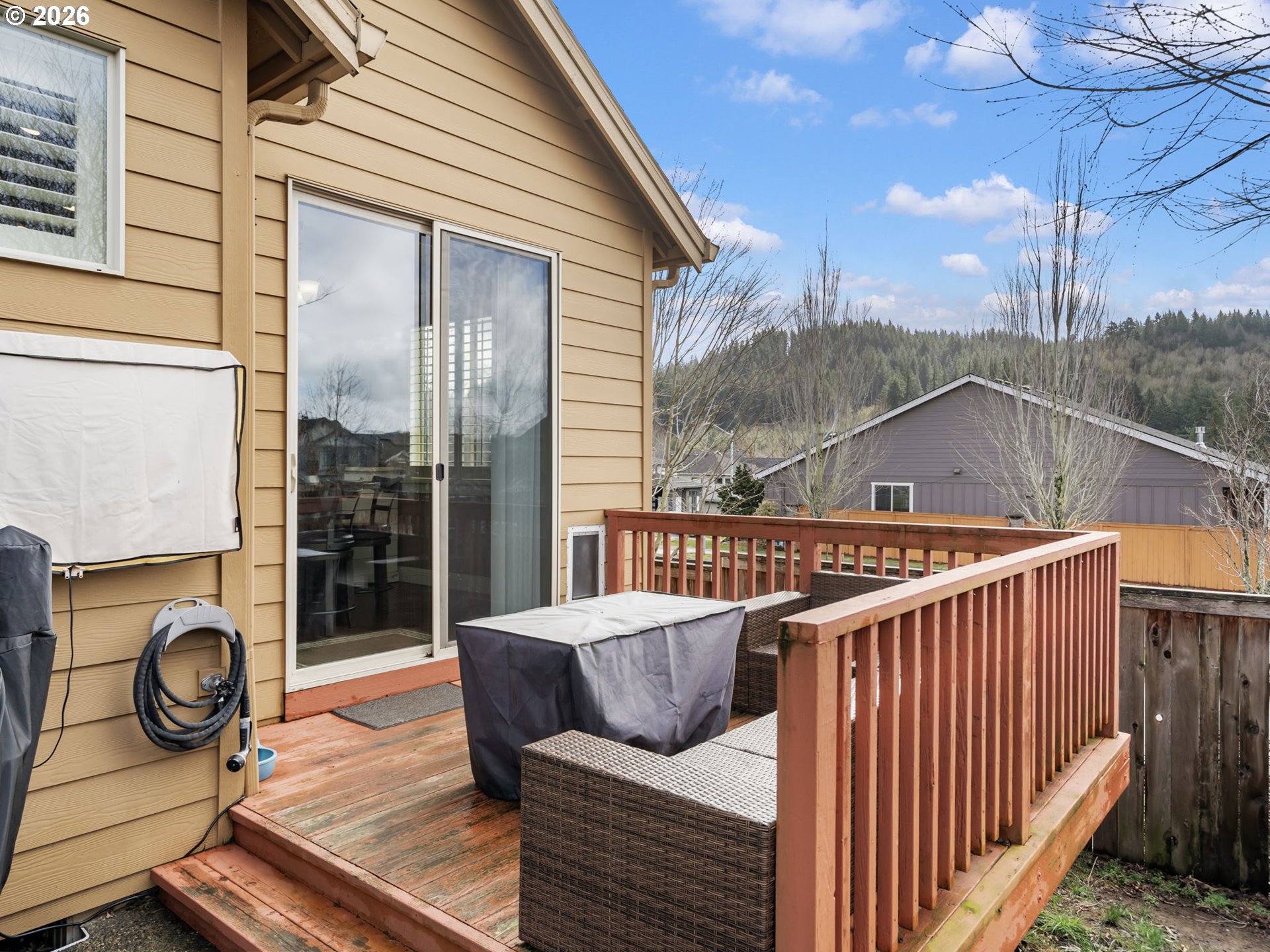 4081 Southwest Binford Avenue Gresham, OR 97080 - Photo 40 of 43 a view of a balcony with furniture