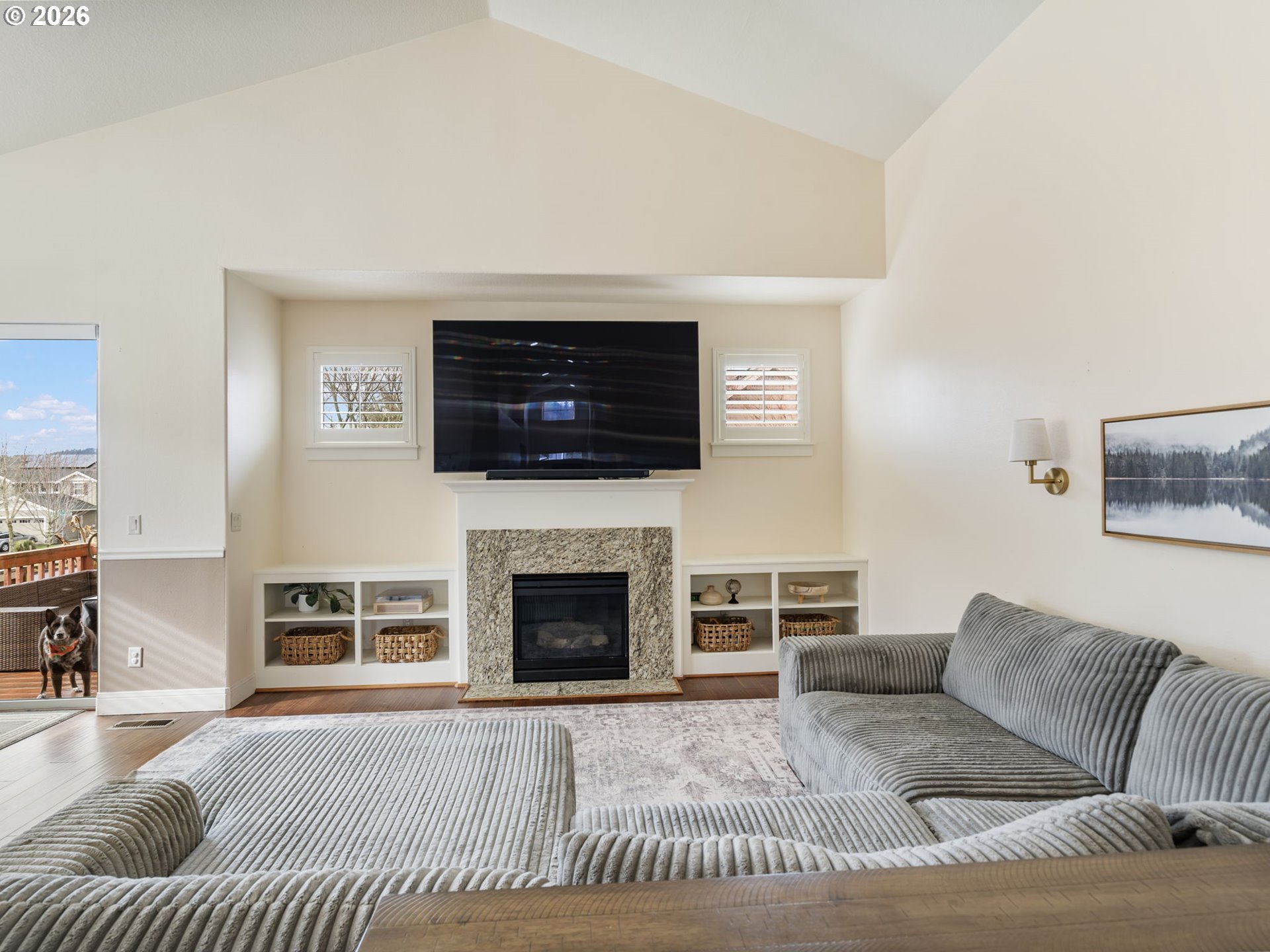 4081 Southwest Binford Avenue Gresham, OR 97080 - Photo 10 of 43 a living room with furniture or fireplace and a flat screen tv